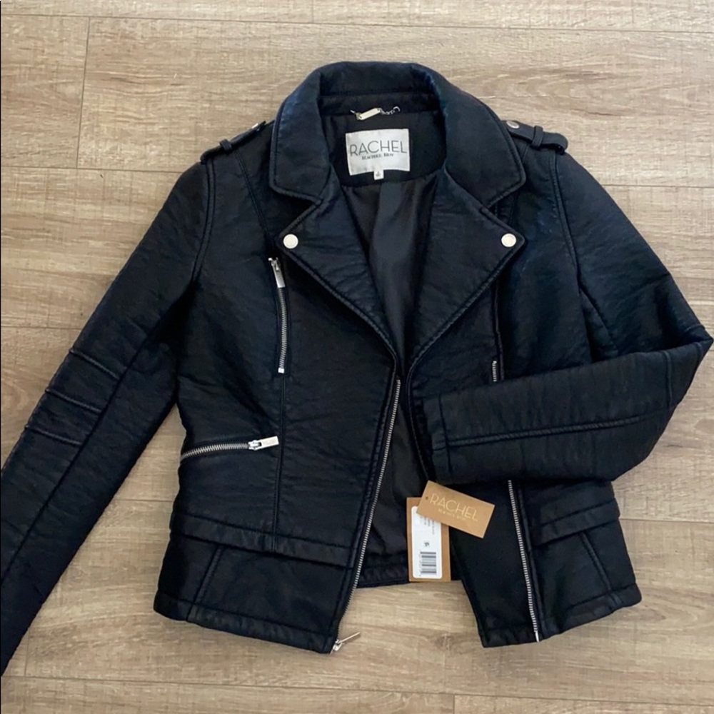 NWT Faux leather jacket